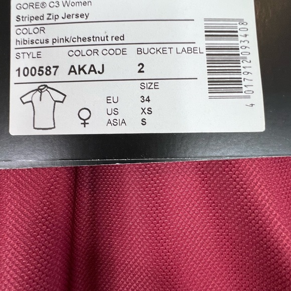 GORE WEAR WOMENS C3 STRIPED ZIP CYCLING JERSEY - Picture 7 of 9